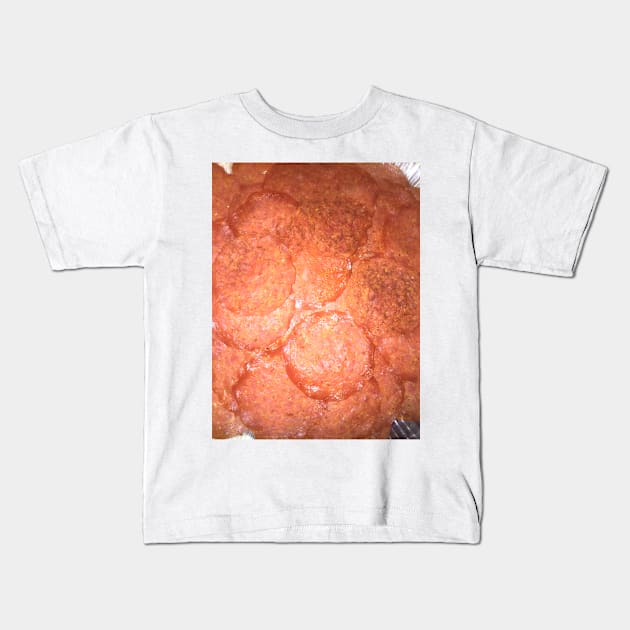 A Stack of Pepperoni Chips Kids T-Shirt by MVdirector